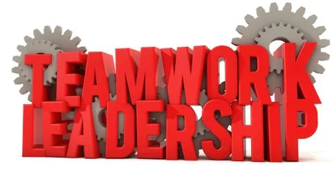 Teamwork and leadership Stock Illustration