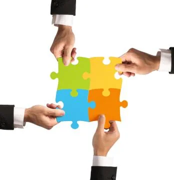 Teamwork and partnership concept Stock Illustration