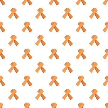 Teamwork and unity hands arm wrestling pattern Stock Illustration