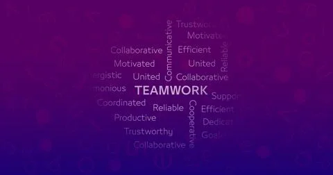 Teamwork Background Pattern Design Stock Illustration
