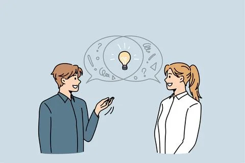 Teamwork, collaborating and ideas concept 库存插图