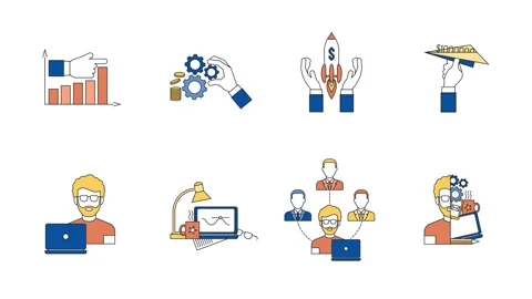 Teamwork Collaboration and Office Presentation Stock Footage 311878438