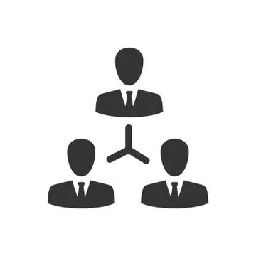 Teamwork, Communication Icon Stock Illustration