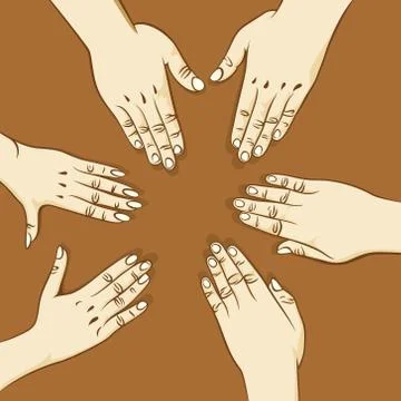 Teamwork concept design Ilustração Stock