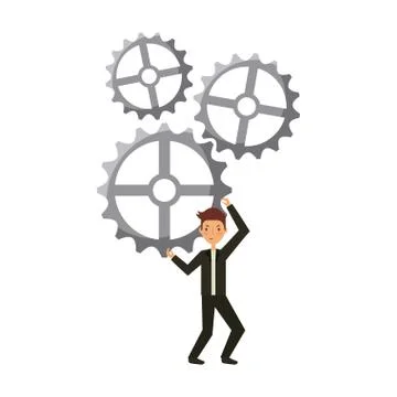 Teamwork concept design Illustrazione stock