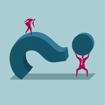 Teamwork concept design. Isolated on blue background. Stock Illustration