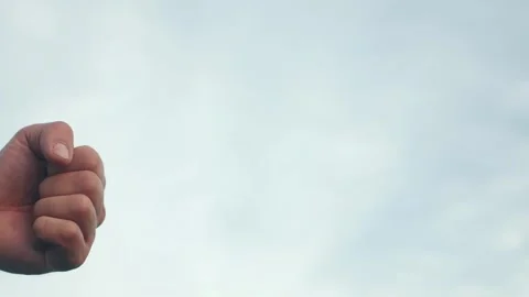 Teamwork concept. fist to fist commit solidarity a respect and brotherhood Video stock 134574641