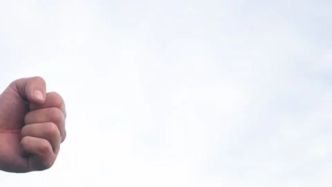 Teamwork concept. fist to fist commit solidarity a respect and brotherhood Stock Footage 136233595