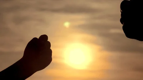 Teamwork concept. of a human hand with bumping fist. Friends Friendship Fist Stock Footage 120449143