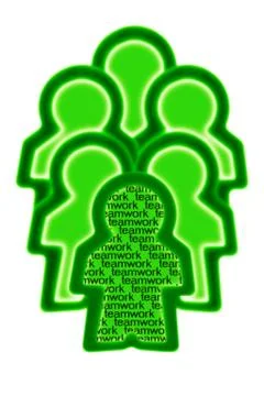 Teamwork concept Stock Illustration