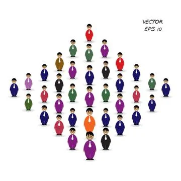 Teamwork concept Stock Illustration