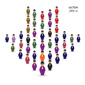 Teamwork concept Stock Illustration