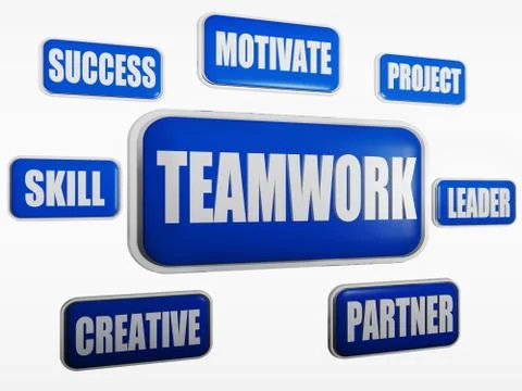 Teamwork concept Stock Illustration