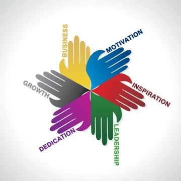 Teamwork concept Stock Illustration