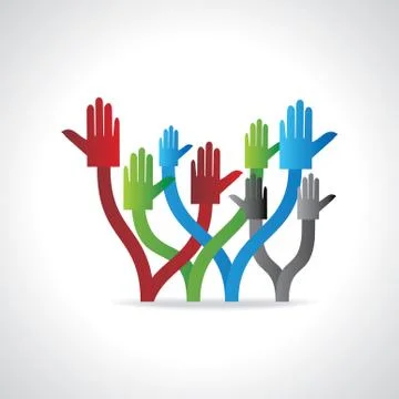 Teamwork concept Stock Illustration