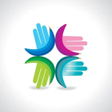 Teamwork concept Stock Illustration