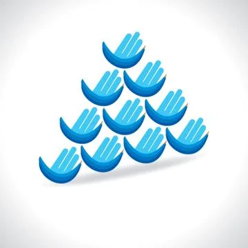 Teamwork concept Stock Illustration