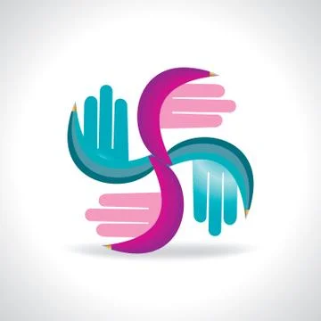 Teamwork concept Stock Illustration