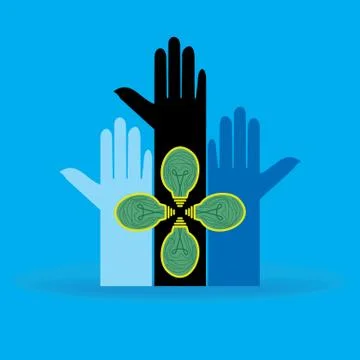 Teamwork concept Stock Illustration