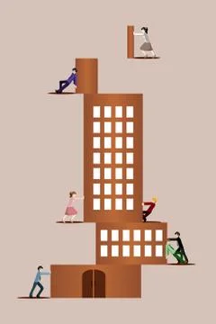 Teamwork concept Stockillustratie