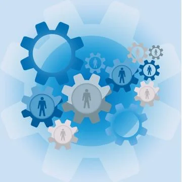 Teamwork concept Stock Illustration