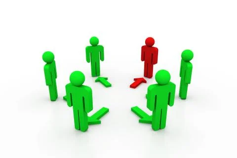 Teamwork concept Stock Illustration