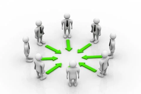 Teamwork concept. Stock Illustration