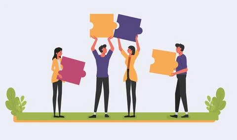 Teamwork Concept Stock Illustration