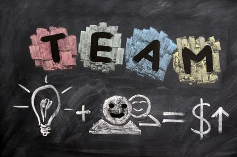 Teamwork concept Stock Photos