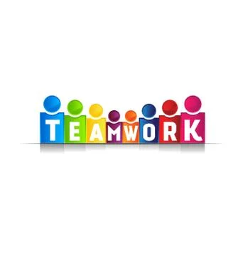 Teamwork concept word Stock Illustration