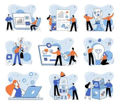 Teamwork. Corporate organizations thrive when they prioritize teamwork and .. イラスト素材
