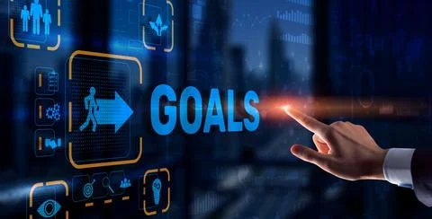 Teamwork Goals Strategy Business Support Concept. Stock Photos