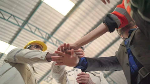 Teamwork of group of engineer Stock Footage 171372515