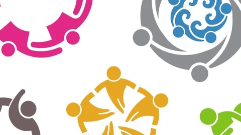 Teamwork Groups Interacting Background Stock Footage 70927188