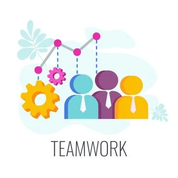 Teamwork icon. Human resources. Human Capital Concept. Stock Illustration