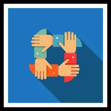 Teamwork icon 스톡 일러스트