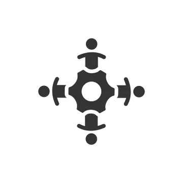 Teamwork Icon Stock Illustration