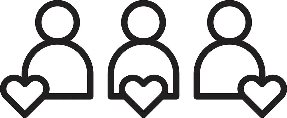 Teamwork icon vector 库存插图