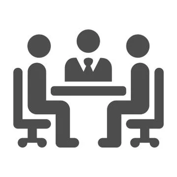 Teamwork icon on a white background. Vector illustration Stock Illustration