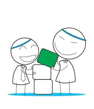 Teamwork Stock Illustration