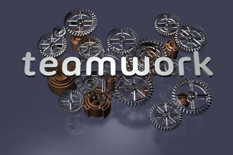 Teamwork Stock Illustration