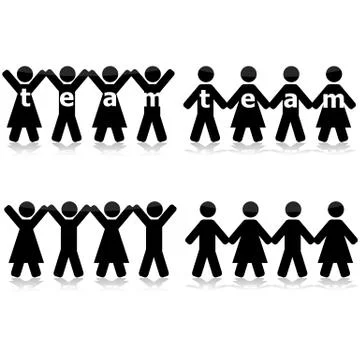 Teamwork Stock Illustration