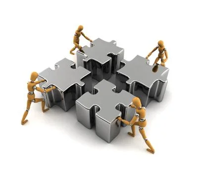 Teamwork Stockillustratie