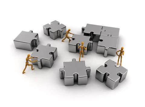Teamwork Stock Illustration