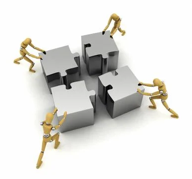 Teamwork Stockillustratie