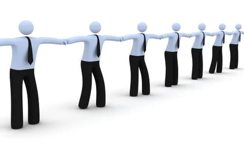 Teamwork Stock Illustration