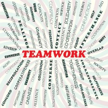 Teamwork Stock Illustration