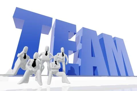 Teamwork Stock Illustration