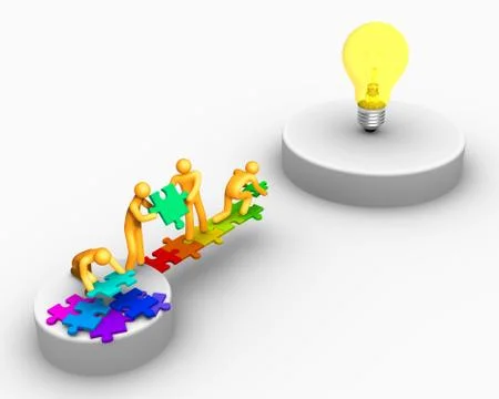 Teamwork Stock Illustration