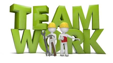 Teamwork Stock Illustration